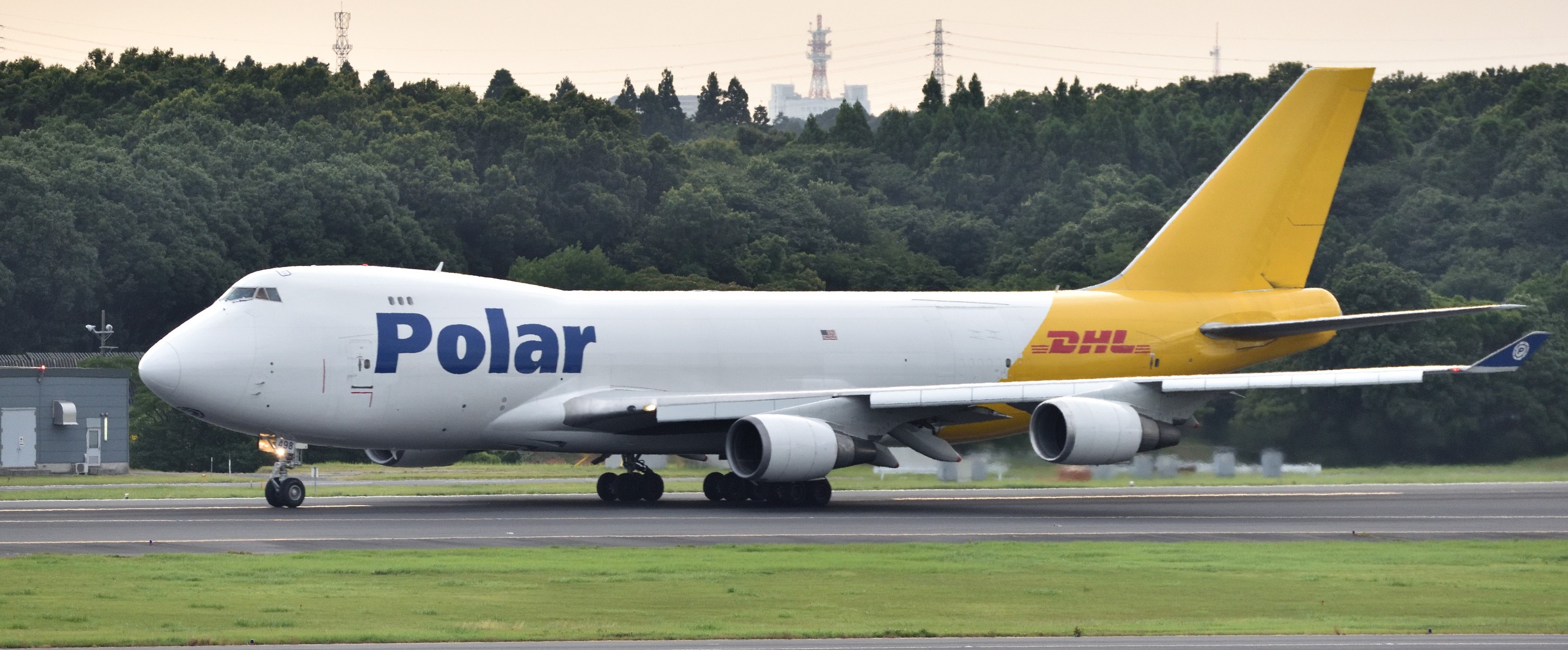 411 成田空港 第1ターミナル展望デッキ その5 ポーラー Dhlのジャンボ 旅客機と周辺生物の写真 411 成田空港 第1ターミナル展望デッキ その5 ポーラー Dhlのジャンボ 旅客機と周辺生物の写真