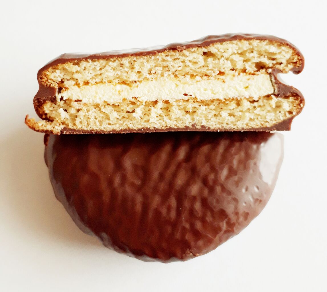 ロッテ チョコパイ レモンとカスタードクリームのプチシューケーキ パン食べたよ