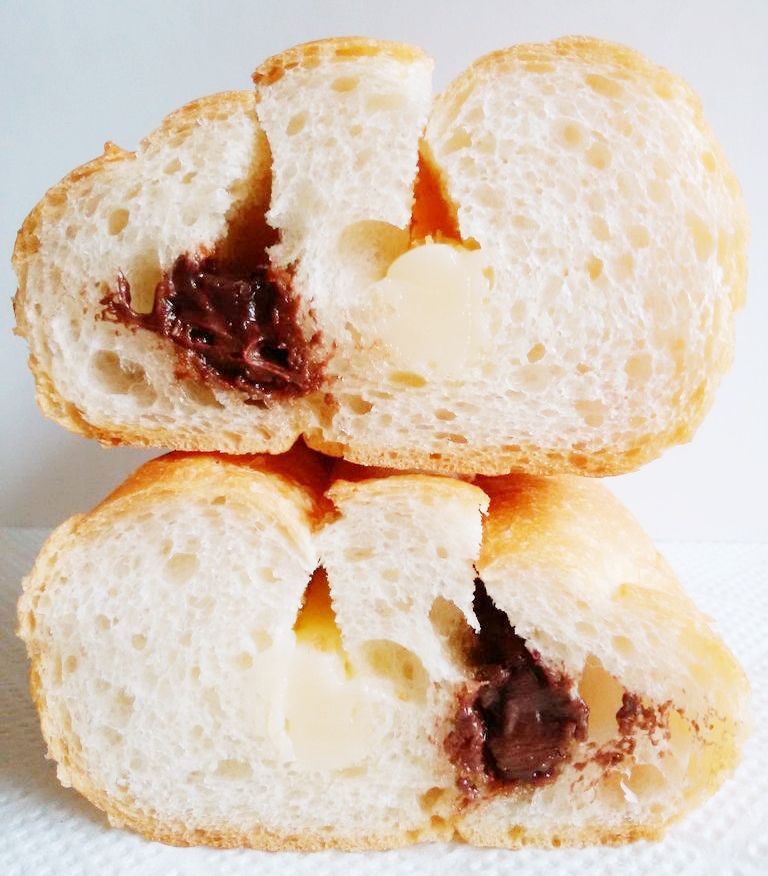 ヤマザキ フランスサンド 粒アーモンド入りチョコクリーム ミルク パン食べたよ ヤマザキ フランスサンド 粒アーモンド入りチョコクリーム ミルク パン食べたよ