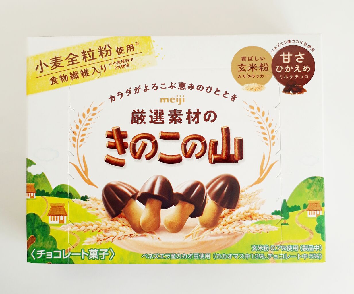 明治 厳選素材のきのこの山 パン食べたよ 明治 厳選素材のきのこの山 パン食べたよ