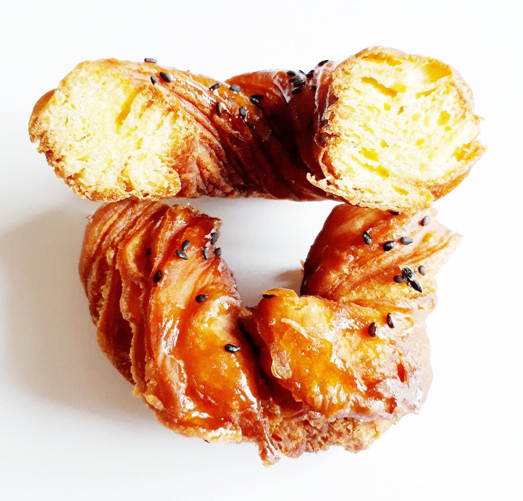 フジパン 大学芋風ドーナツ パン食べたよ