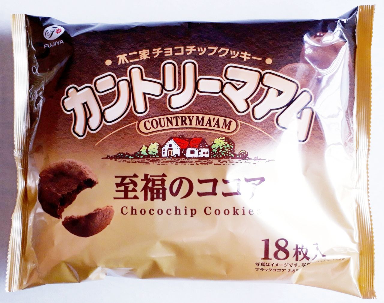 不二家 カントリーマアム 至福のココア パン食べたよ