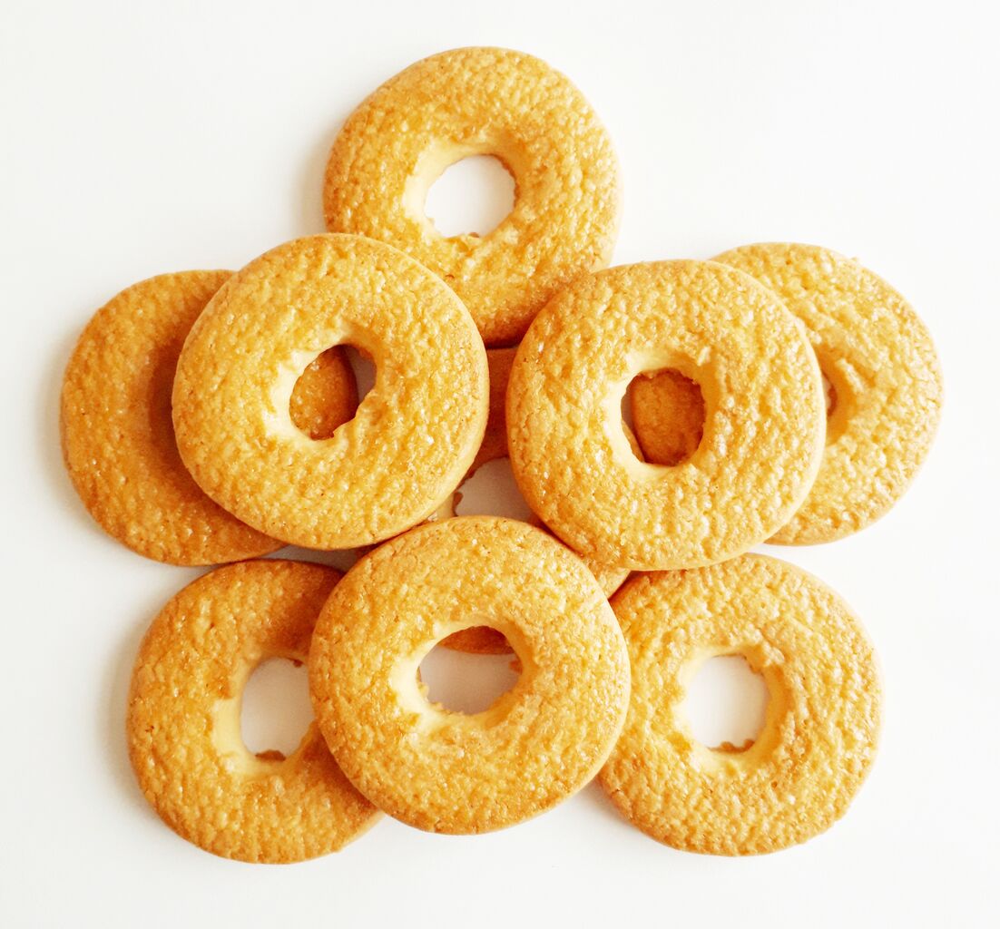 塩キャラメルタートルの拇印クッキーのレシピ