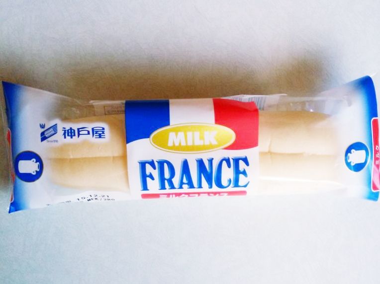 神戸屋 ミルクフランス パン食べたよ 神戸屋 ミルクフランス パン食べたよ