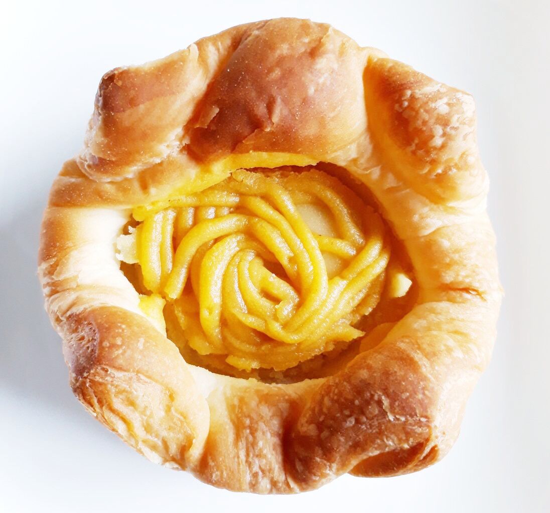 パスコ こだわりのスイートポテトデニッシュ パン食べたよ パスコ こだわりのスイートポテトデニッシュ パン食べたよ