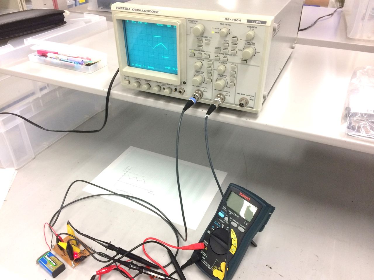 電子システム工学科のワークショップで行った発振回路 光センサーの測定 プラズマ物性研究室ブログ 東京電機大学電子システム工学科