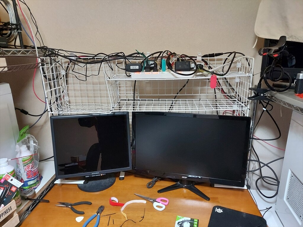 ダイソーのワイヤーネット収納をちょっとアップデート 天ぷら蕎麦が美味しい隠れたブログ2