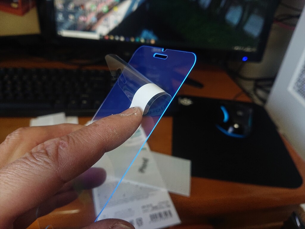 ダイソーのブルーライトカット液晶保護ガラス 天ぷら蕎麦が美味しい隠れたブログ2