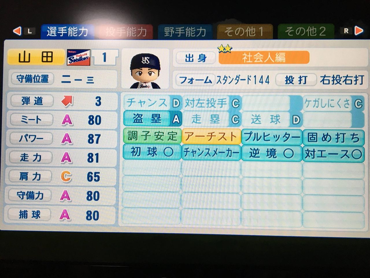 パワプロでメヒア再現したら 野球猫びいき パワプロでメヒア再現したら 野球猫びいき