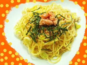 たらこ醤油バターパスタ★