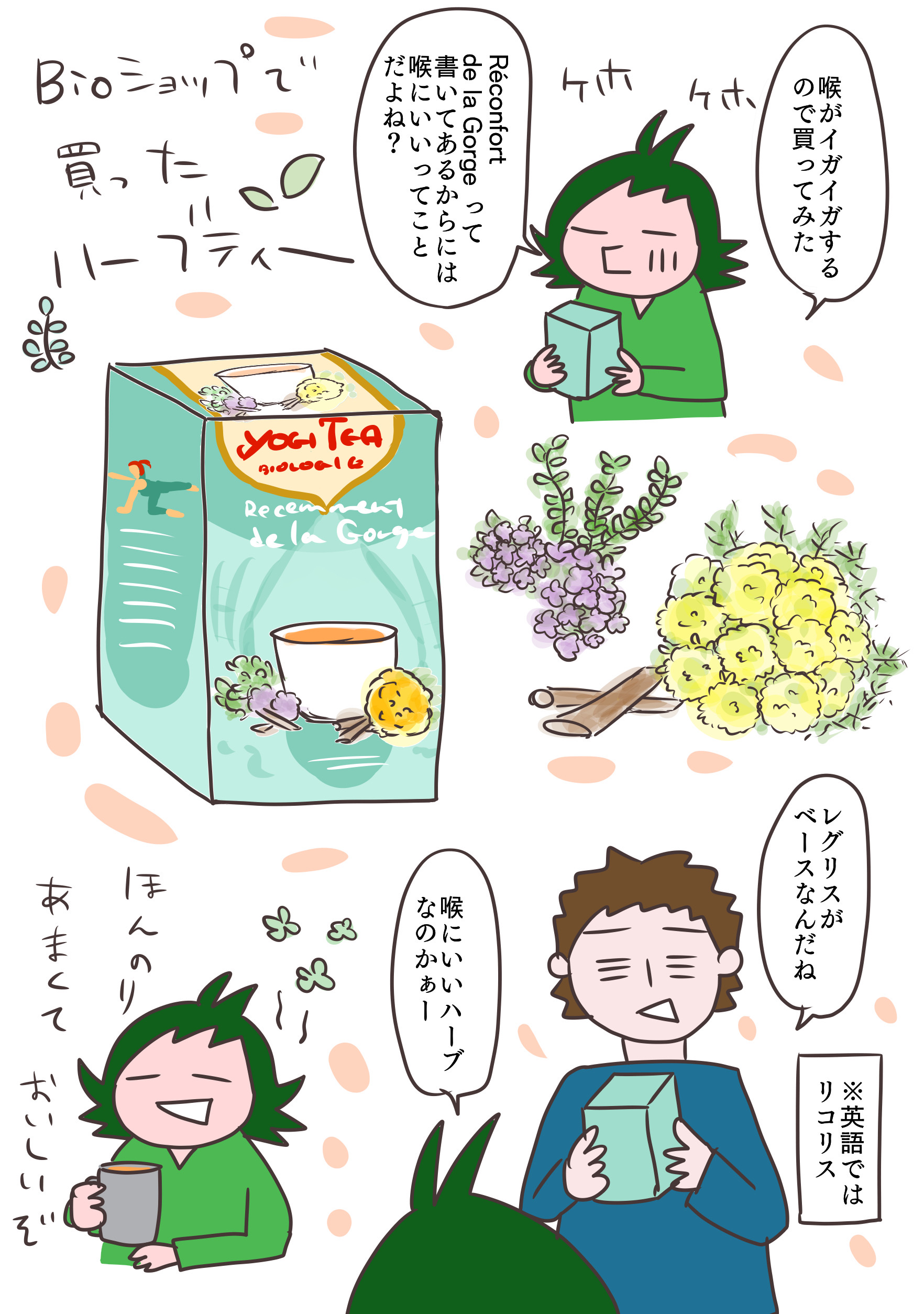 Bioショップで買える喉にいいハーブティー ふらんすメモログ Bioショップで買える喉にいいハーブティー ふらんすメモログ