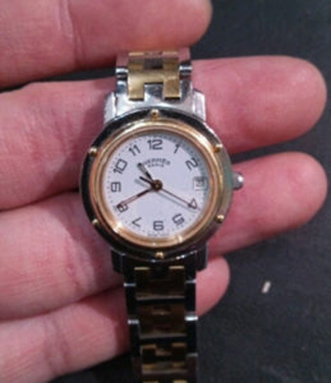 エルメス HERMES 腕 時計 電池交換 880円3