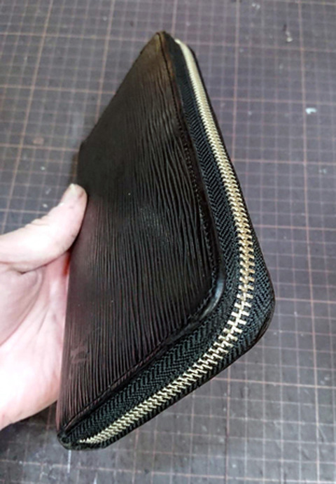 ルイヴィトン 財布修理 ファスナー交換5