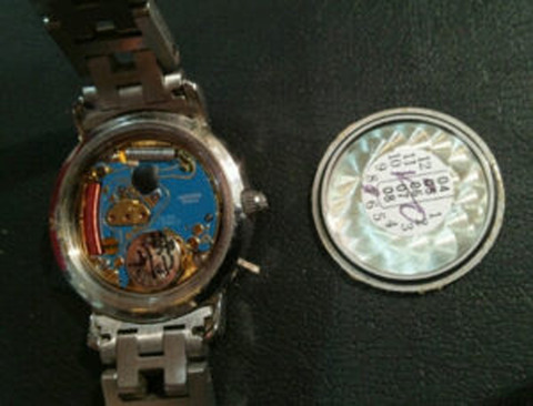エルメス HERMES 腕 時計 電池交換 880円1