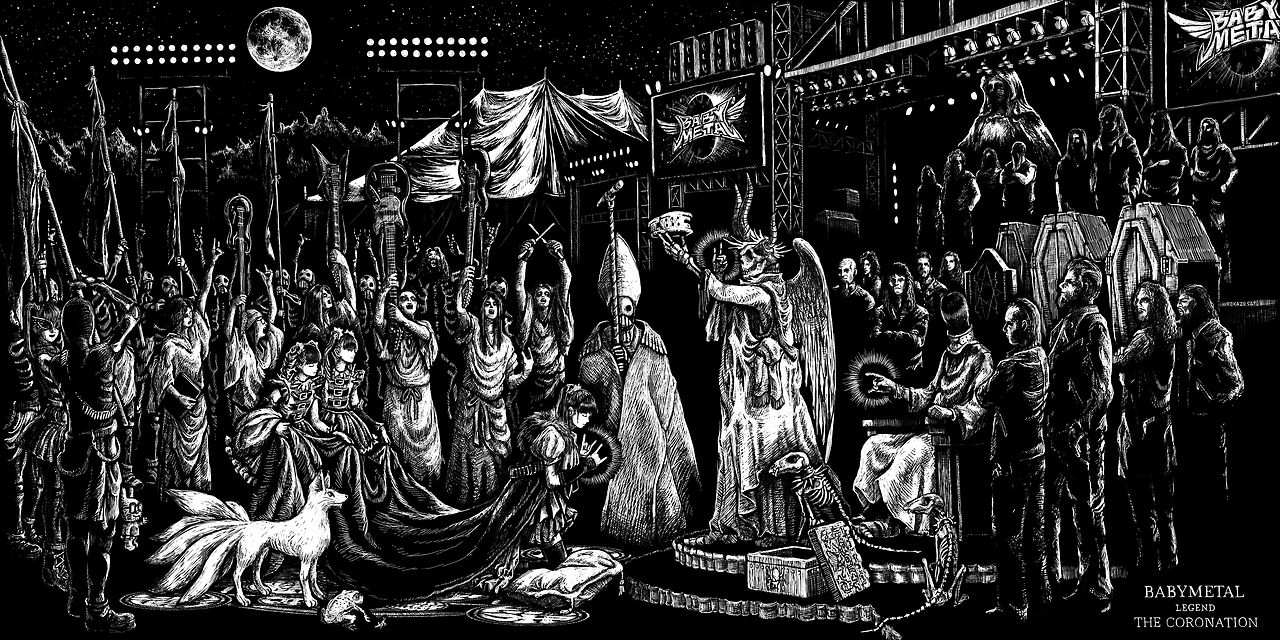 Babymetal ナポレオンの戴冠式 を模したイラストが凄いwww Babymetalまとめdeath Babymetal ナポレオンの戴冠式 を模したイラストが凄いwww Babymetalまとめdeath