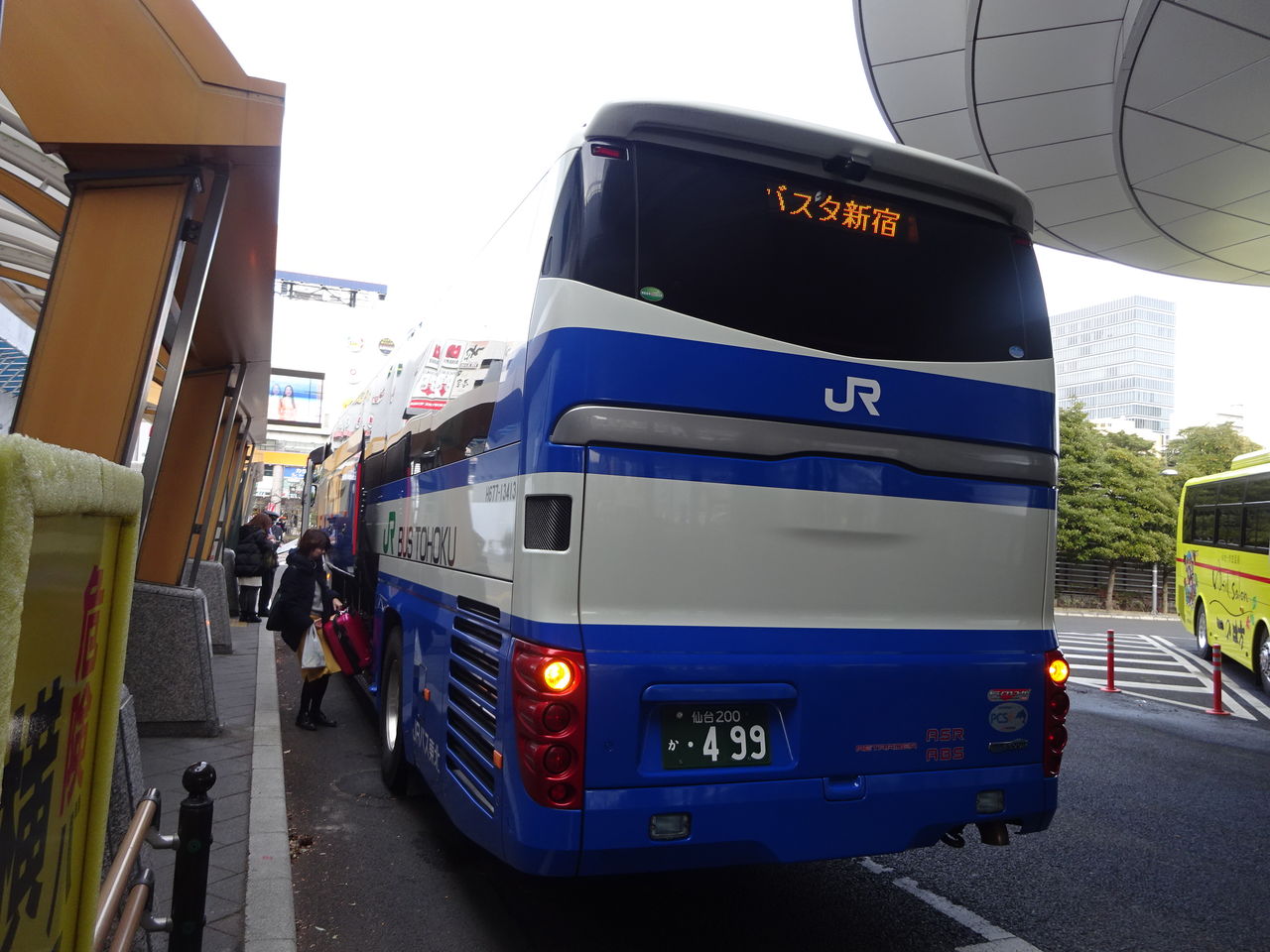 Jrバス東北 仙台新宿12号 2017 2 乗り物旅行記録