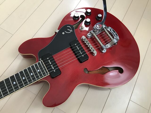 ☆Epiphone ES-339 P90 PRO with BIGSBY : ジナパパ一家の何てことない日常