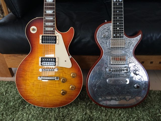 Les Paul と Metal Front ジナパパ一家の何てことない日常