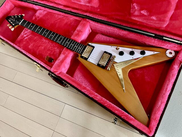 ☆Epiphone 1958 Korina Flying V Inspied by Gibson Custom ☆Epiphone 1958 Korina Flying V Inspied by Gibson Custom
