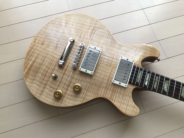 Gibsonレスポールdc Proのリフィニッシュが完成しました ジナパパ一家の何てことない日常