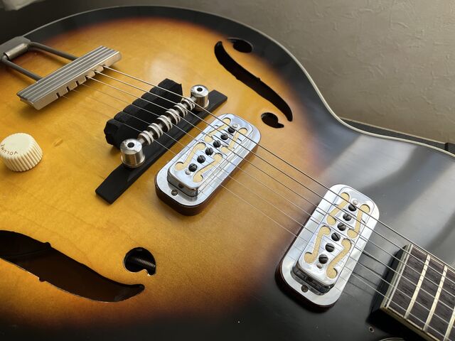 ☆Harmony H-70、グレッチのブリッジに交換 : ジナパパ一家の何