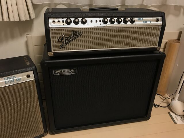 ☆Marshall 1974CX と Mesa Boogie three quarter back : ジナパパ一家