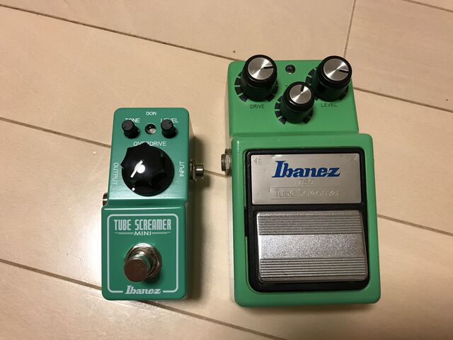 ☆ペダル検証 第128段 Ibanez TS mini編 : ジナパパ一家の何て