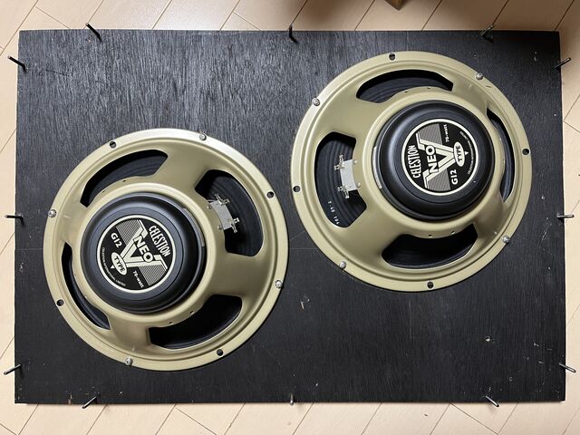☆60年代GuyatoneキャビにCelestionを載せる！ : ジナパパ一家の何て