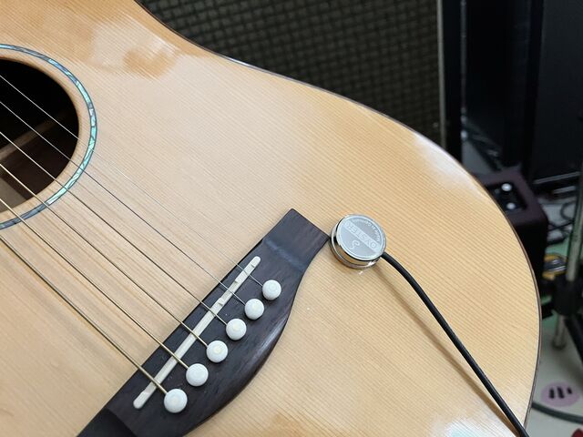 ☆アコギをエレアコ化する！SKYSONIC T-902搭載 : ジナパパ一家