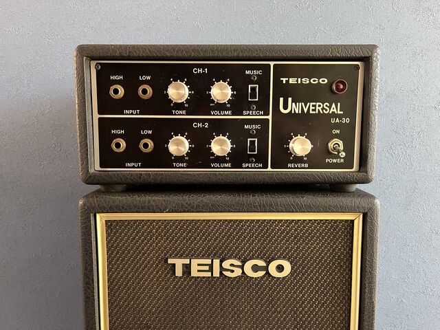 ☆昭和の公民館用アンプ？Teisco UNIVERSAL UA-30 : ジナパパ