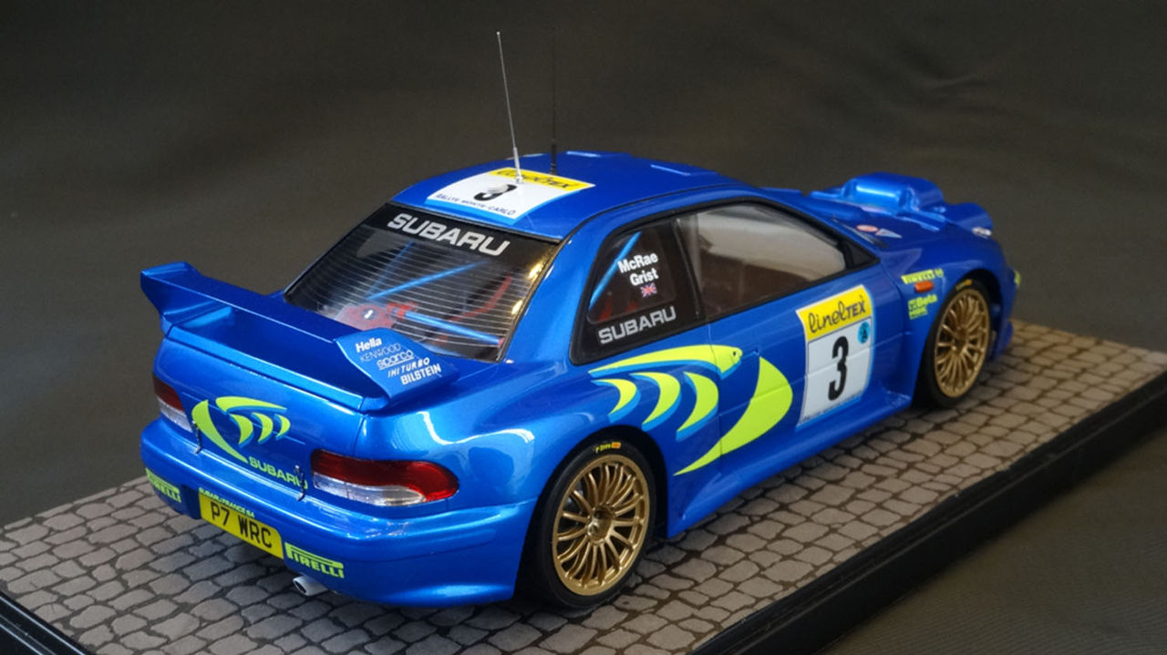 タミヤ スバル インプレッサWRC'98モンテカルロラリー 完成