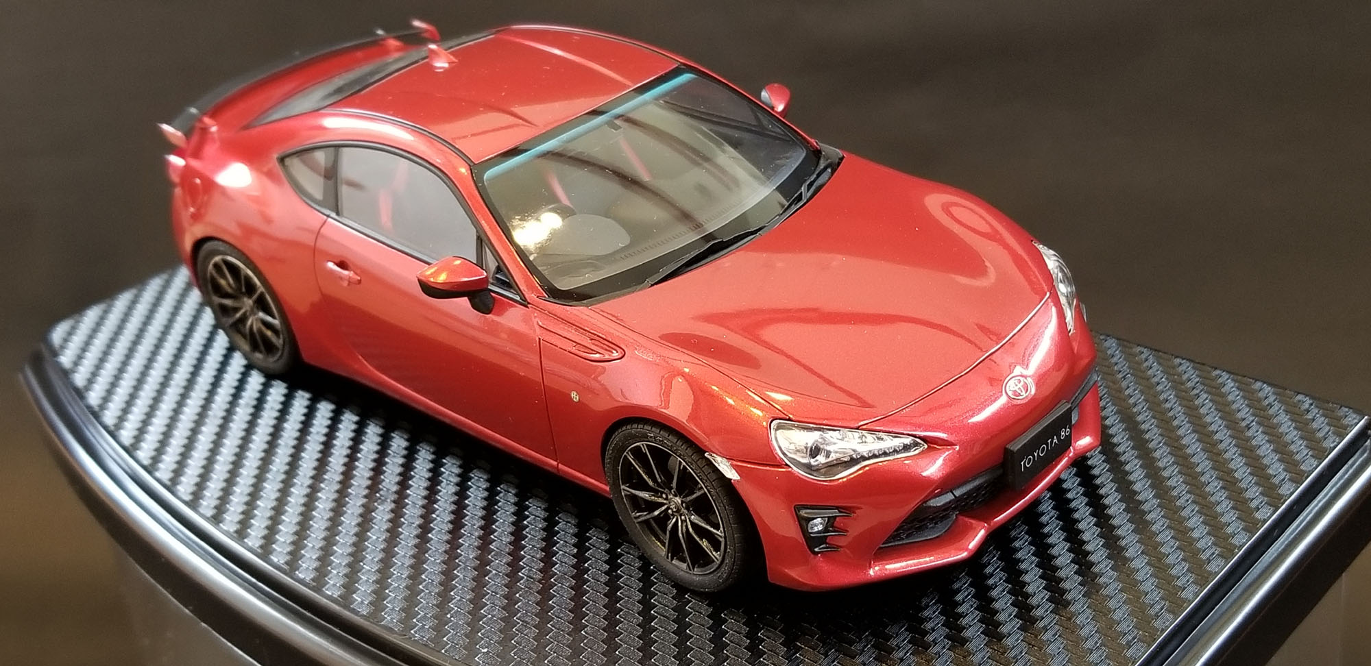 アオシマ トヨタ８６ ２０１６ 完成 いちろー 模型のblog