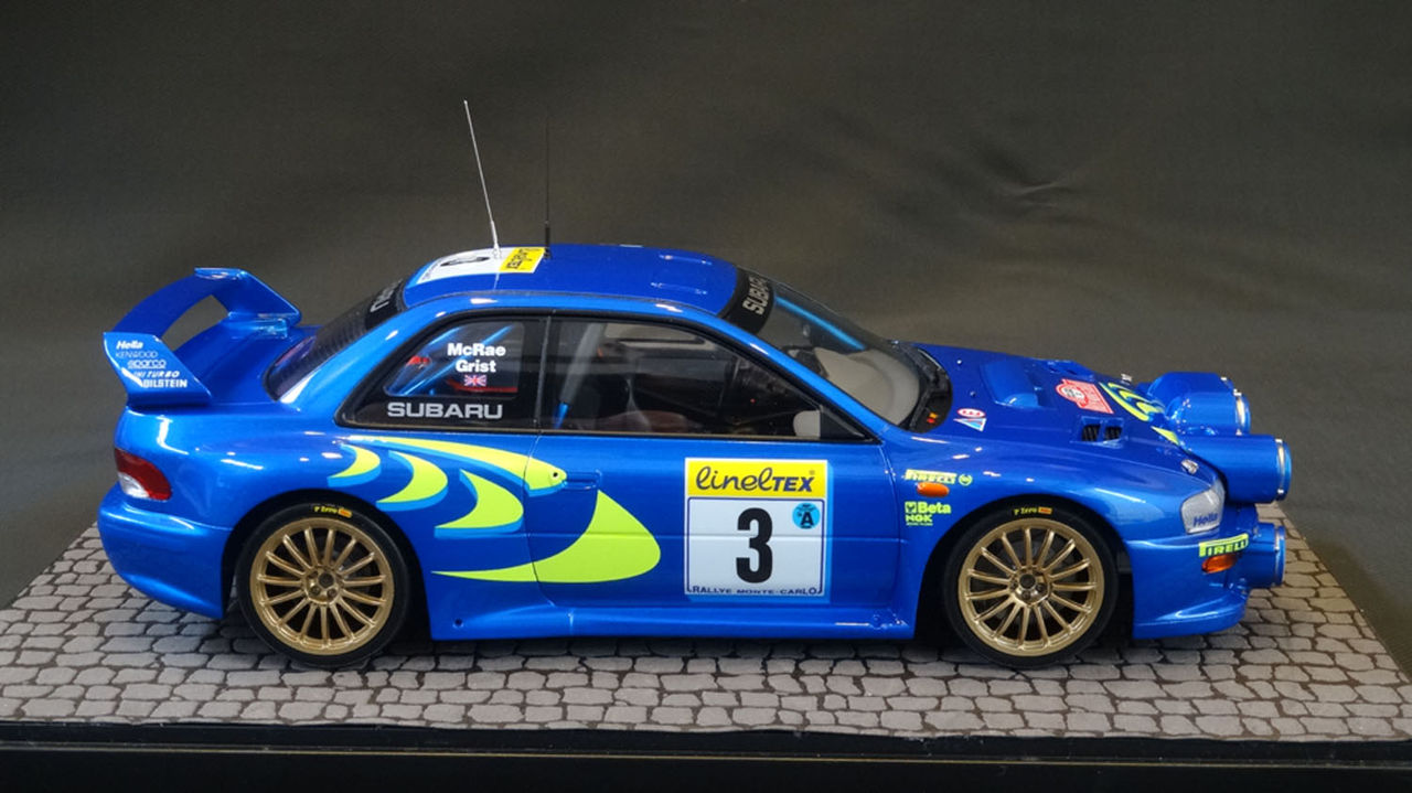 タミヤ スバル インプレッサWRC'98モンテカルロラリー 完成