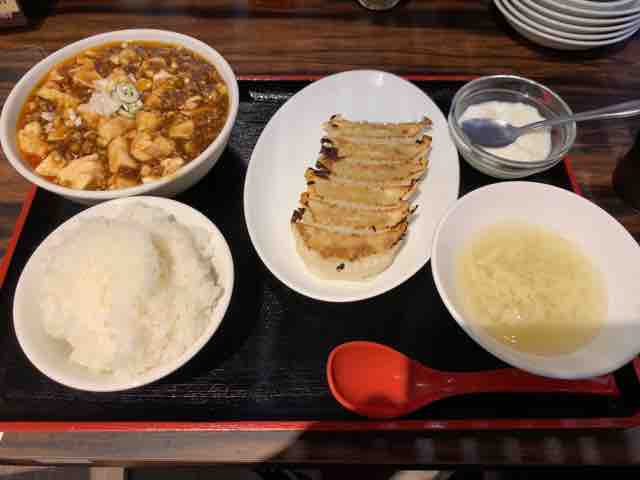 麻婆豆腐セット 餃子 珉珉 Ootemachi One店 780円 270円 大手町 ぽちたまの日記 麻婆豆腐セット 餃子 珉珉 Ootemachi One店 780円 270円 大手町 ぽちたまの日記
