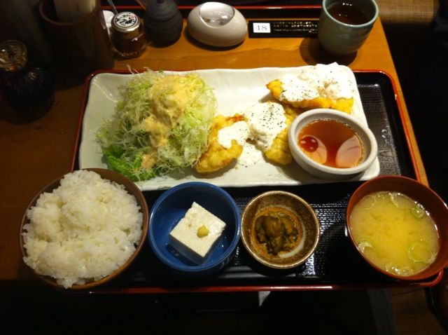 チキン南蛮定食 てけてけ 赤坂見附 ぽちたまの日記 チキン南蛮定食 てけてけ 赤坂見附 ぽちたまの日記