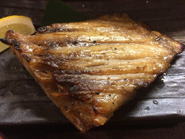 メカジキのヒレ塩焼き ご飯大盛り 白金屋 大手町 0円 50円 ぽちたまの日記