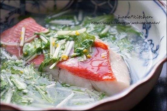 金目鯛の酒蒸し 葛あんかけのレシピ ねことキッチンで暮らす