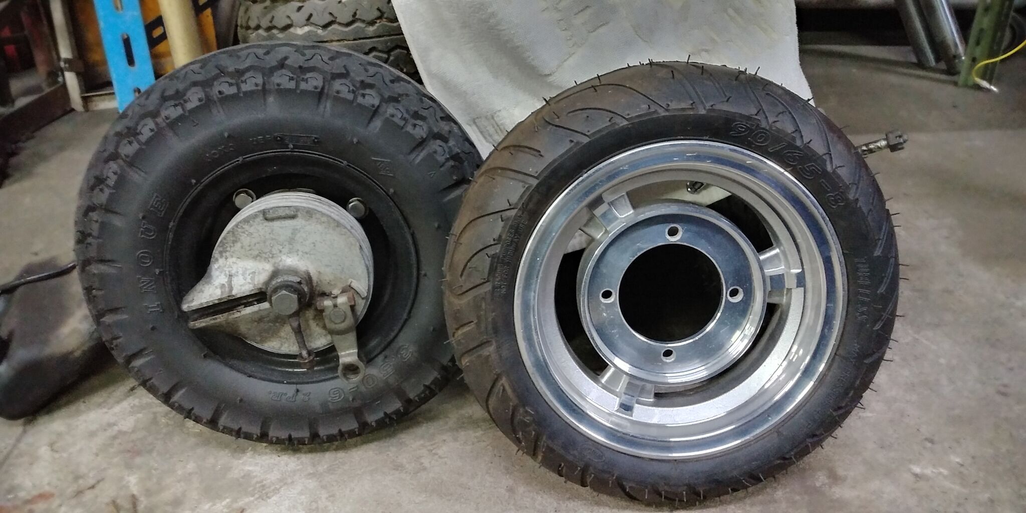 ヤマハ ポッケ ホイールセット