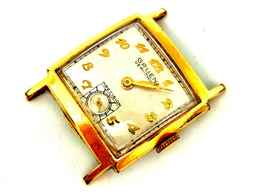 アンティーク懐中時計ブログ:1940sGRUENグリュエン425特許VERI THINベリシン4刻印スイス10K金