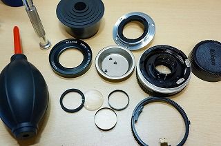 Nikon Ai-s NIKKOR 50mm F1.8 のクモリを分解/清掃 : 中古カメラ