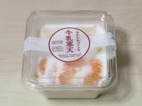 みかん＆パインの牛乳寒天