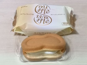 スフレワッフル ホイップ&カスタード