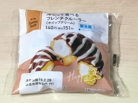 冷やして食べるフレンチクルーラー ホイップクリーム