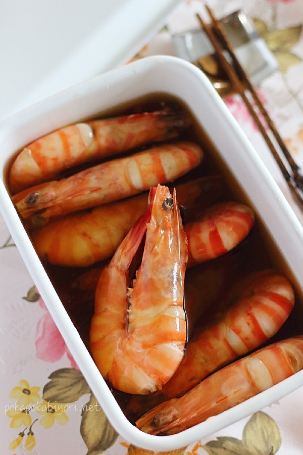 上品な味わいのえびの旨煮