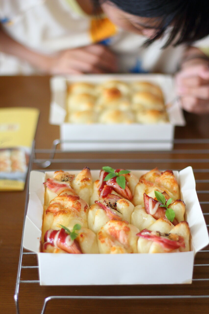 2種のちぎりパンを作った話 絵師は娘です ぽかぽかびより レシピ 作り方 コツ Powered By ライブドアブログ