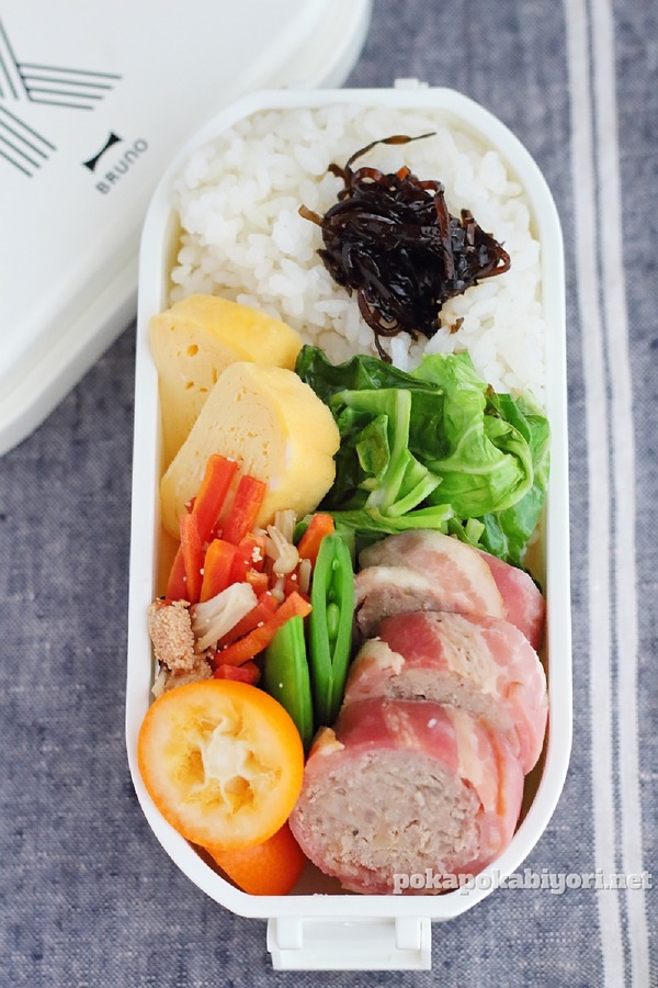 電子レンジで作るミートローフ弁当