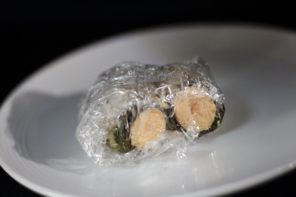 電子レンジで作るたらこの昆布巻き