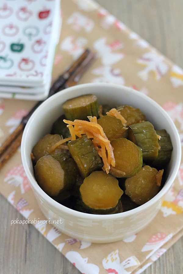めんつゆで作るキューちゃん風お漬物