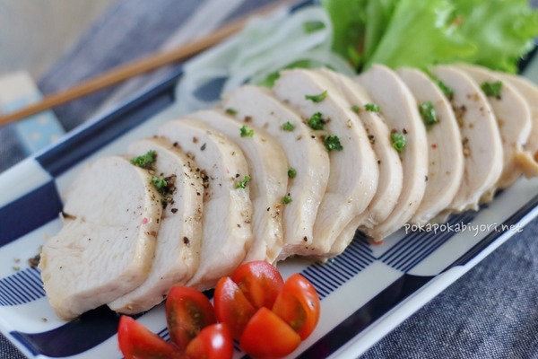 梅酒のクエン酸でやわらかく レンジ鶏ハムレシピ 献立紹介 ぽかぽかびより レシピ 作り方 コツ Powered By ライブドアブログ