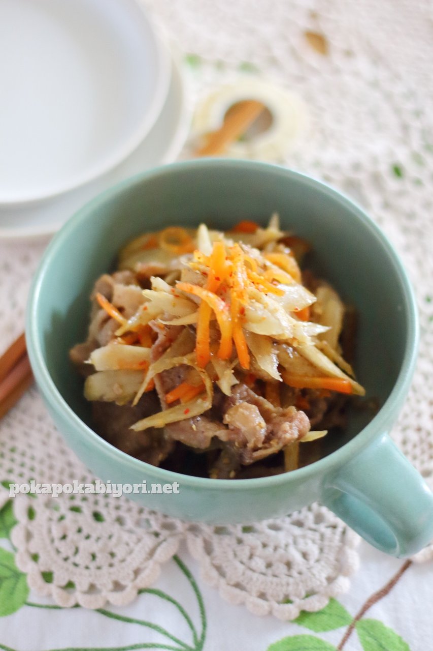 豚肉入りのきんぴらごぼうのレシピ 冷凍保存もok 作りおきにお弁当に万能なおかず ぽかぽかびより レシピ 作り方 コツ Powered By ライブドアブログ